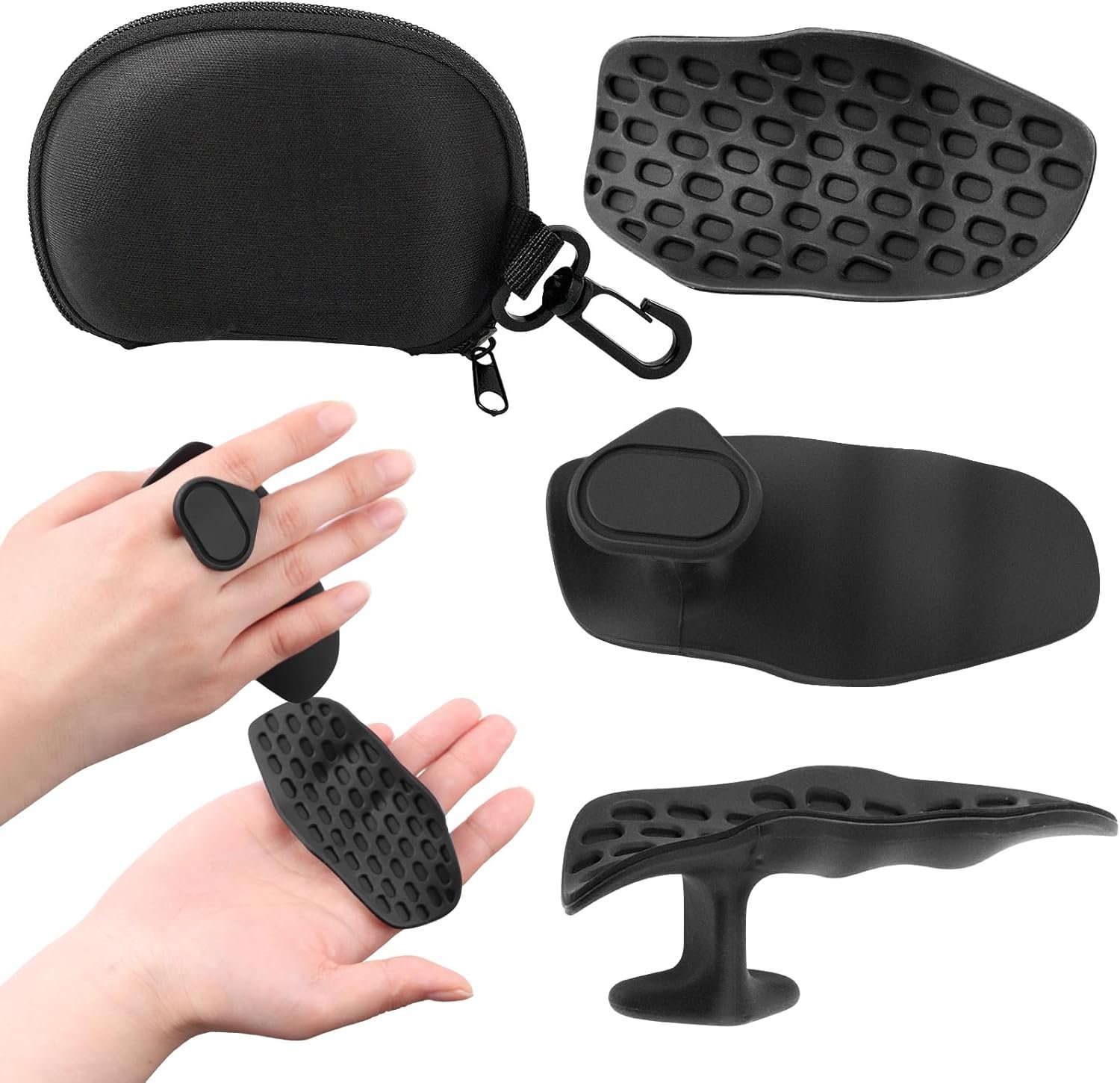 Anti-Slip Workout Grips - Ergonomic Rubber Gym Grips, Hand Protection Weight Lifting Grips, for Gym Training and Workouts