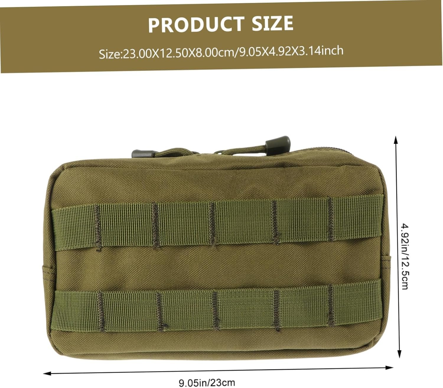 Portable Emergency Medical Bag Multi-Function Pouch for Outdoor Use Compact Storage for First Aid Supplies