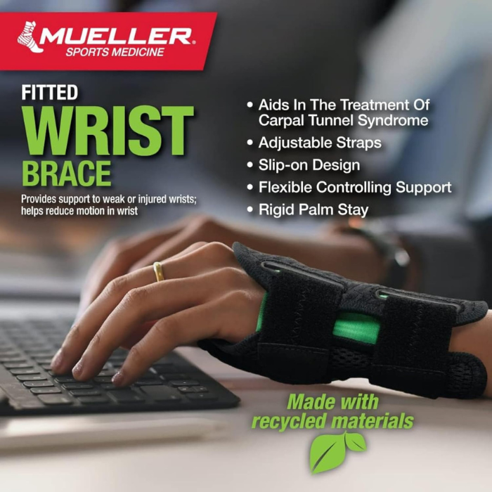 Premium Wrist Compression Brace for Carpal Tunnel, Tendonitis & Arthritis Relief – Adjustable Stabilization & Breathable Support for All-Day Comfort