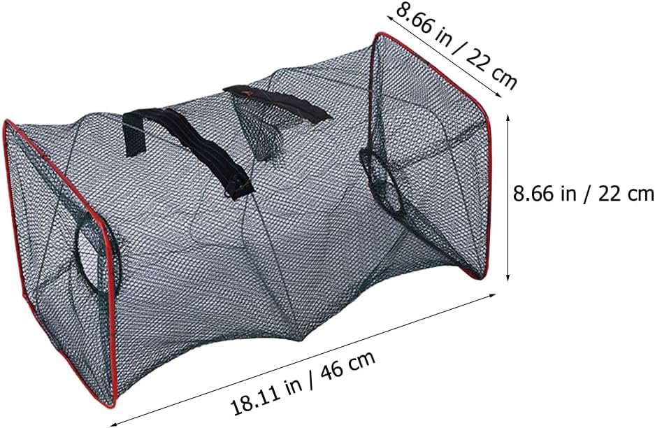Fishing Shrimp Lobster Traps Mesh Cage Snapping Turtle Crayfish Crab for Blue Crabs Baitfish