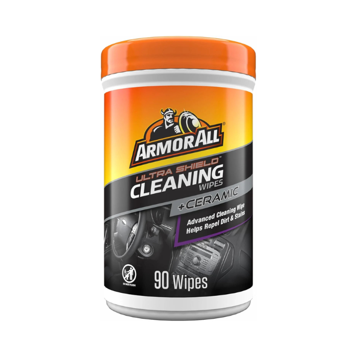 Armor All Ultra Shield + Ceramic Cleaning Wipes by Armor All, Car Interior Cleaner Wipes with Stain-Repelling Technology