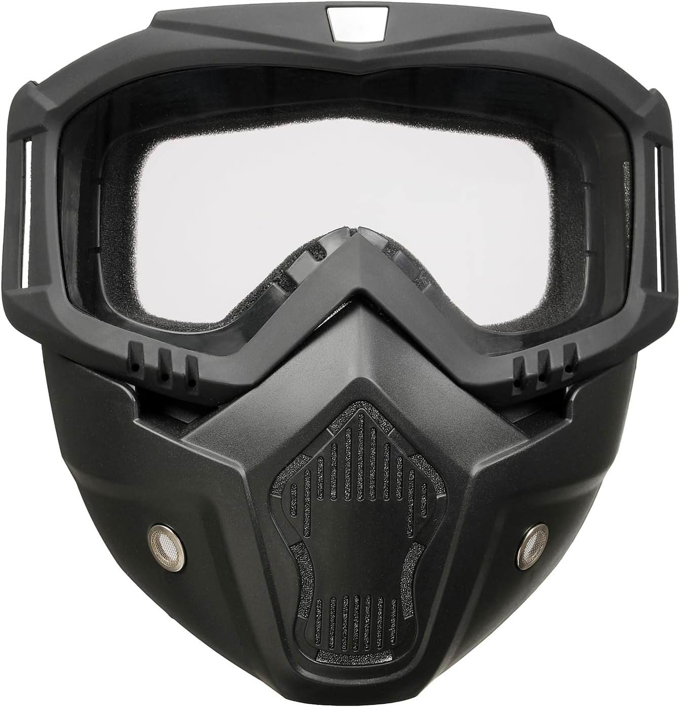 Airsoft Mask Full Face, Paintball Mask, Tactical Mask, Motorcycle Helmet Goggles with Removable Face Mask for Men Women