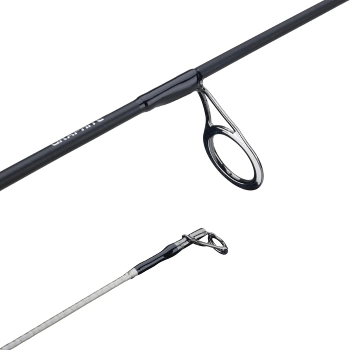 Shakespeare Ugly Stik GX2 Spinning Fishing Rod – 2-Piece Graphite & Fiberglass Rod with Clear Tip Design, Lightweight & Durable for Freshwater and Saltwater Anglers
