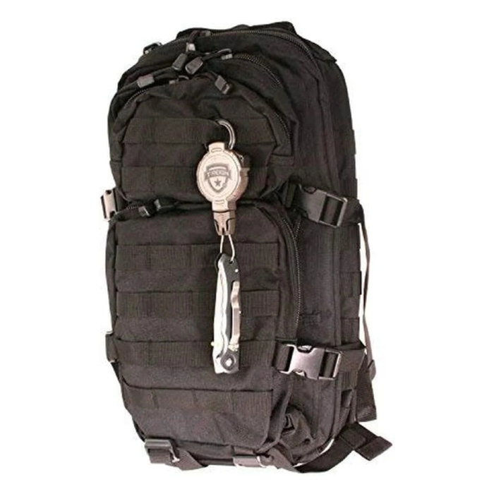 Boomerang Tool Retractable Gear Tether, Hook & Loop Strap, 24" Retractable Cord, 4 oz. Retraction, Green Polycarbonate Case, Universal Attachment