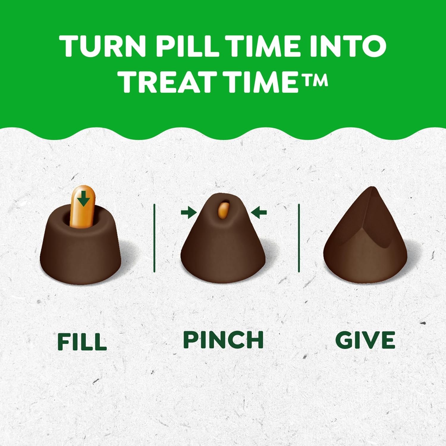 Greenies Pill Pockets for Dogs Large Size, Soft Dog Treats, Hickory Smoke Flavor, 15.8 oz. Pouch (60 Treats)