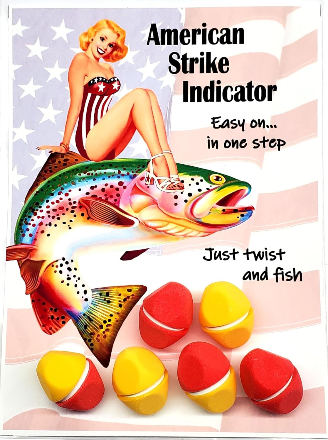 American Unified Design Strike Indicators – High-Visibility, Adjustable Fly Fishing Indicators for Nymph Rigs – Easy to Attach, Reusable & Sensitive Bite Detection