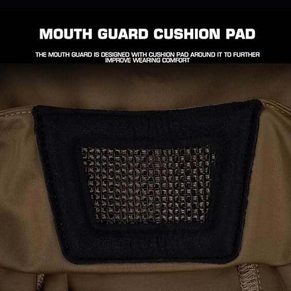 Full Face Mask Balaclava, Tactical Mask Hood Headgear,Combine with Helmet/Airsoft Mask