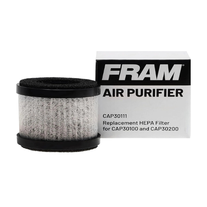 FRAM H13 HEPA Filtration Air Purifier Replacement Filter for Model CAP30100 & CAP30200 | For Home, Car, Outdoor & Sport Use | Cleans Air of Smoke, Dust & Other Contaminants | Provides 500 Hours of Use