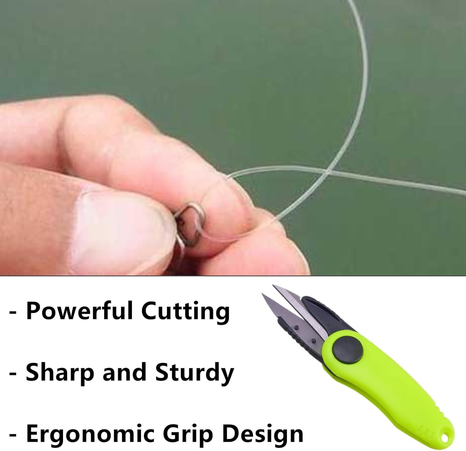 Fishing Wire Plier Fishing Line Scissors Stainless Steel Fishing Pliers Scissors Folding Shrimp Shape Fishing Line Clipper with Retractable Keychain for Fishing