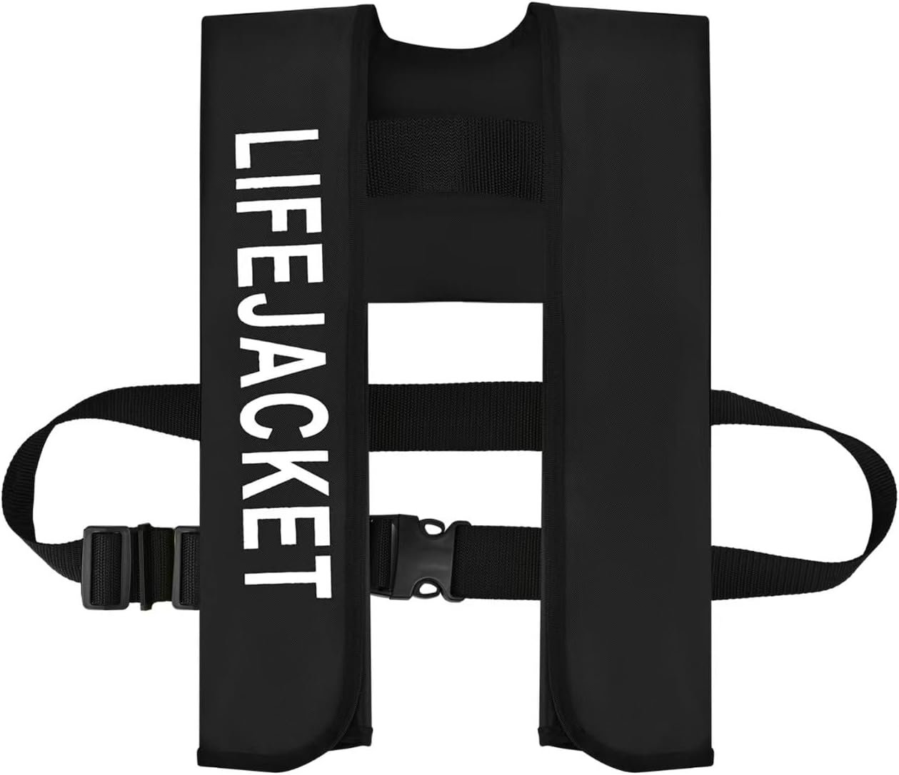 Adult Automatic Inflatable Kayak Vest PFD, Water Sports Vest for Boating Fishing Kayaking SUP Paddleboarding（fit Weight Below 330 lbs）