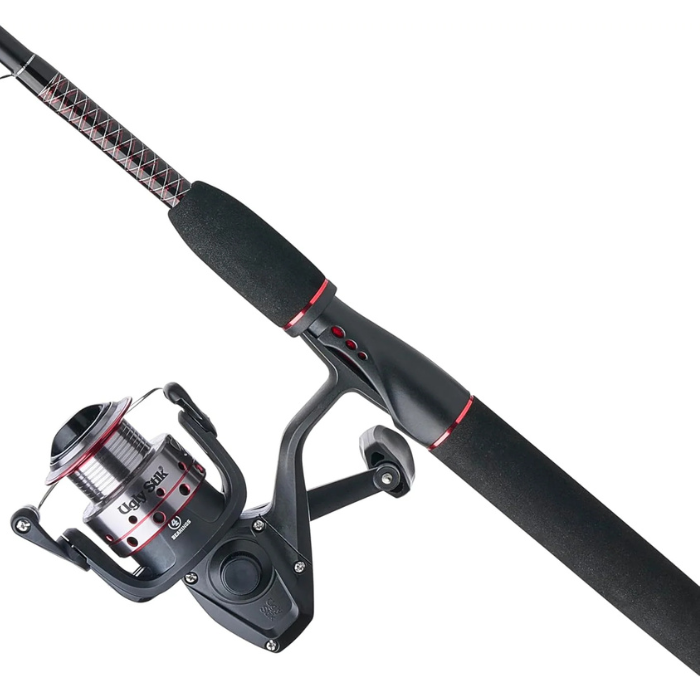 Ugly Stik GX2 Spinning Rod – 2-Piece Medium Action Fishing Rod with Graphite & Fiberglass Construction, Clear Tip Sensitivity & EVA Grips – Durable Rod for Freshwater & Saltwater