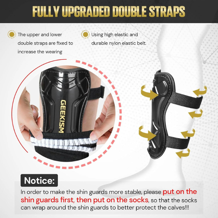 Soccer Shin Guards for Youth Kids Toddler, Protective Soccer Shin Pads & Sleeves Equipment - Football Gear for 3-12 years Old Children Teens Boys Girls