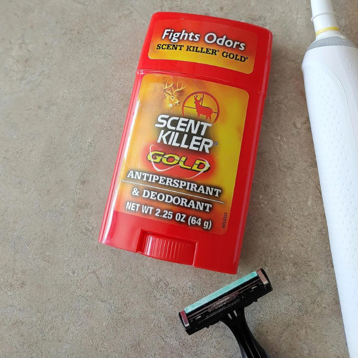 Scent Killer Gold Unscented Deodorant and Antiperspirant for Hunting Scent Control