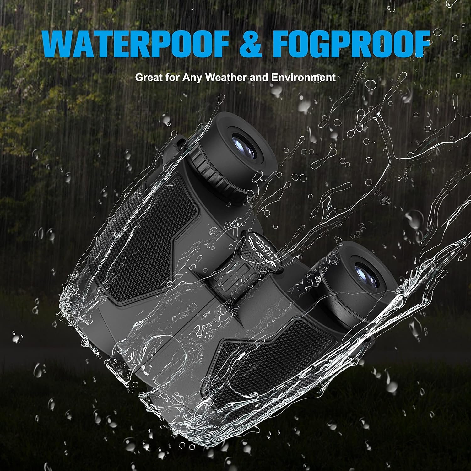 12x50 Binoculars with Clear Low Night Version for Adults and Kids, Large Eyepiece Waterproof Durable & Clear BAK4 Prism FMC Lens Binoculars for Bird Watching Hunting Travel