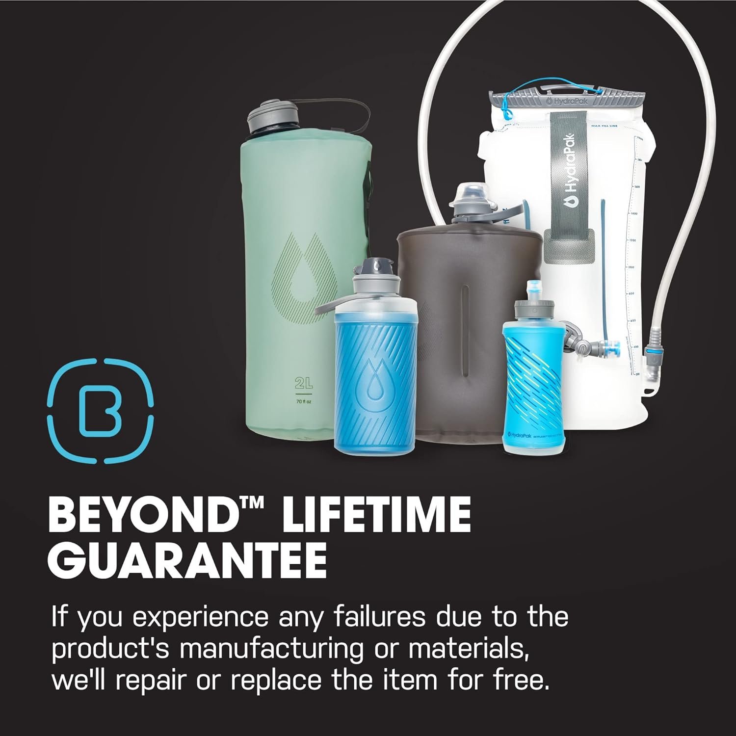 Description for HydraPak Contour Hydration Reservoir – Low-Profile Water Bladder with Slide-Seal Top, Plug-N-Play Hose & Magnetic Clip – Durable, Leakproof Hydration System for Hiking, Cycling & Backpacking