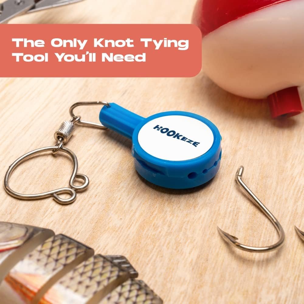 Description for Hook-Eze Fishing Knot Tying Tool – Multi-Function Hook Cover, Line Cutter & Hook Remover for Safe, Mess-Free Rigging