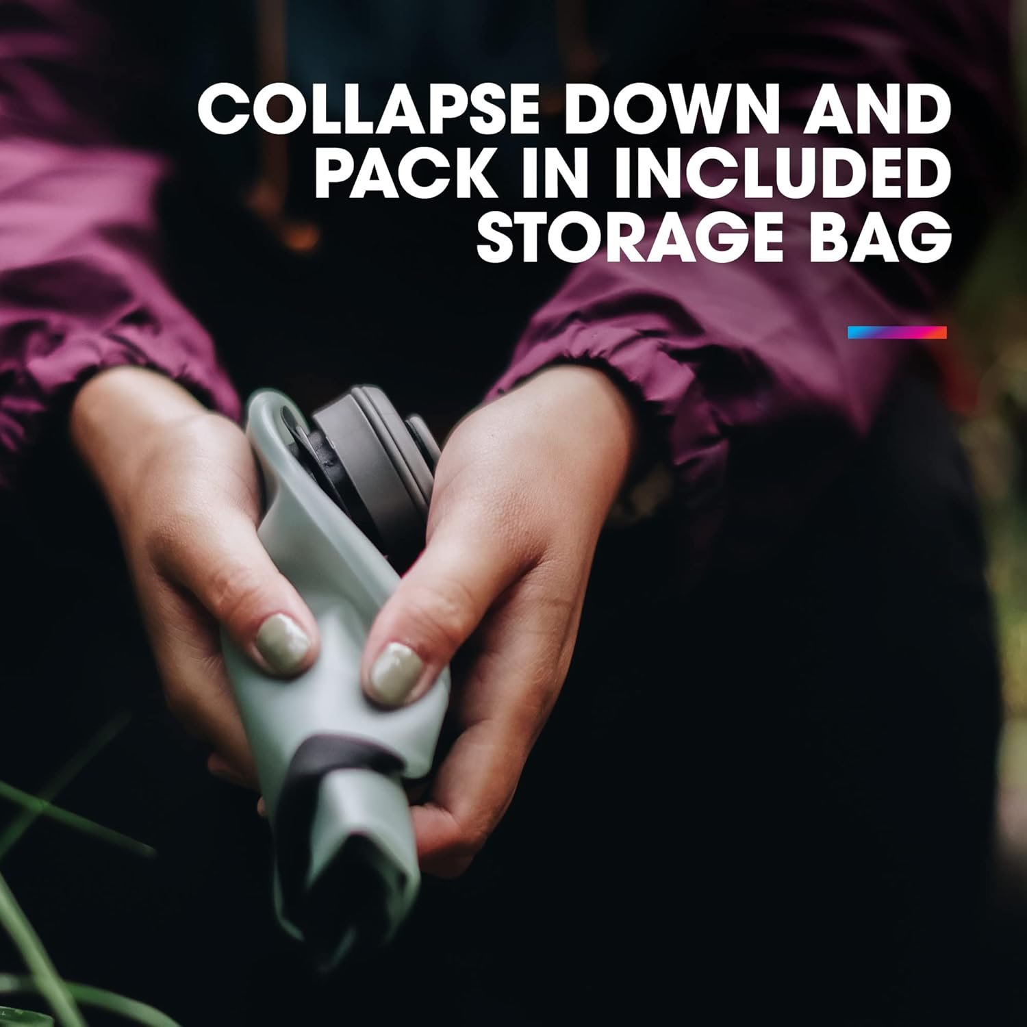 Description for HydraPak Seeker - Collapsible Camping Water Storage 2L - BPA & PVC Free, Hydration Reservoir Bag, Leak Proof