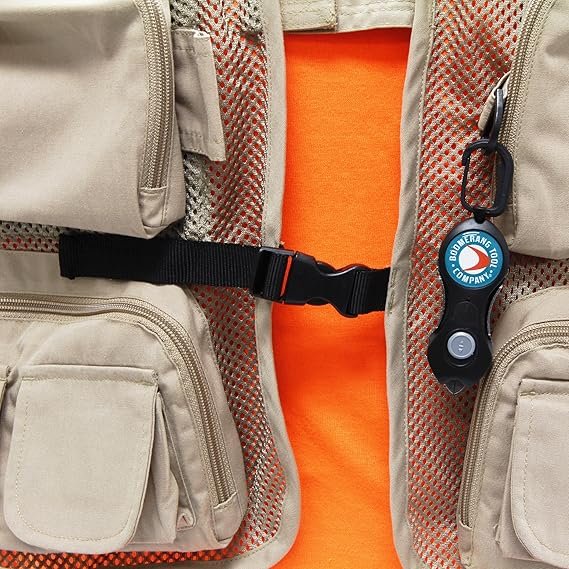 Description for Boomerang Tool Company SNIP Fishing Line Cutters with Retractable Tether and Stainless Steel Blades that Cut Braid, Mono and Fluor Lines Clean and Smooth!