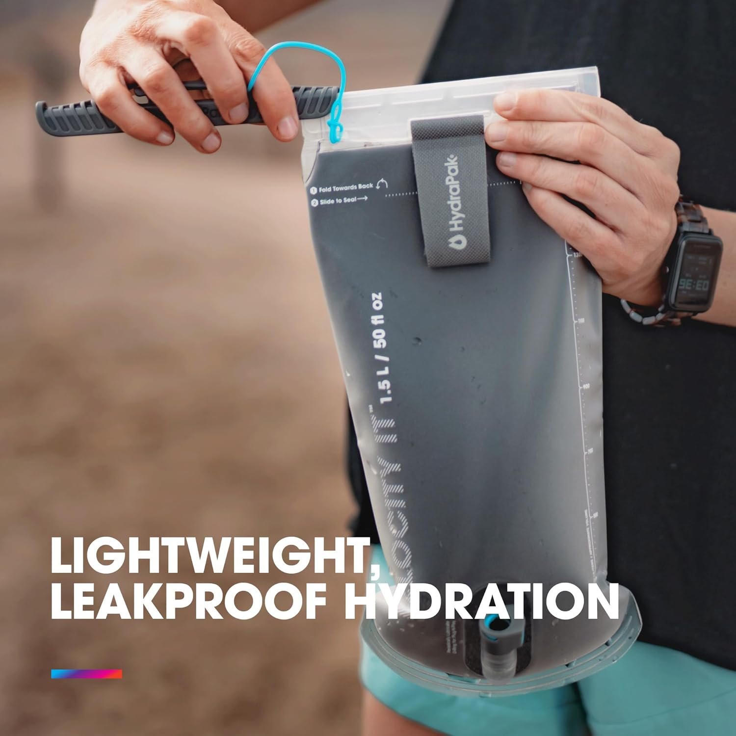 Description for HydraPak Velocity IT (2L Hydration Reservoir) - Insulated Water Bladder/Reservoir for Hydration Pack – Self-Sealing Bite Valve