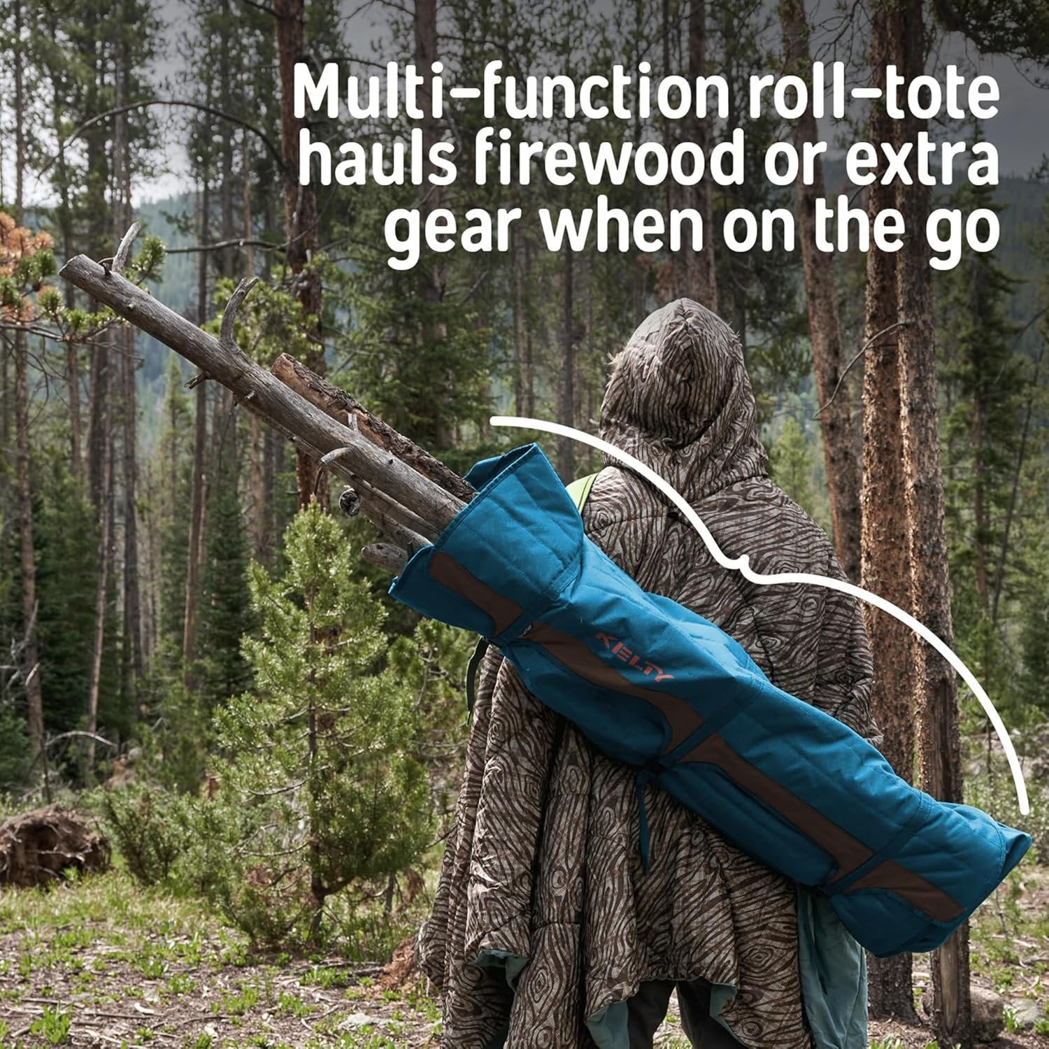 Description for Kelty Deluxe Reclining Lounge Chair – Heavy-Duty Folding Camp Chair with Adjustable Recline, Padded Armrests & Cup Holders – Portable Comfort for Camping, Tailgating & Outdoor Events