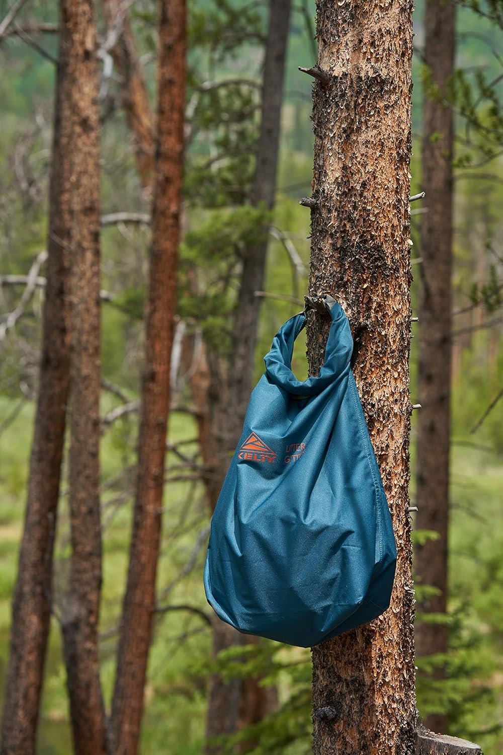 Description for Kelty Litter Gitter – Collapsible Outdoor Trash Bag & Storage Tote with Carry Straps – Portable, Eco-Friendly Waste Solution for Camping, Hiking, Festivals & Backyard Use