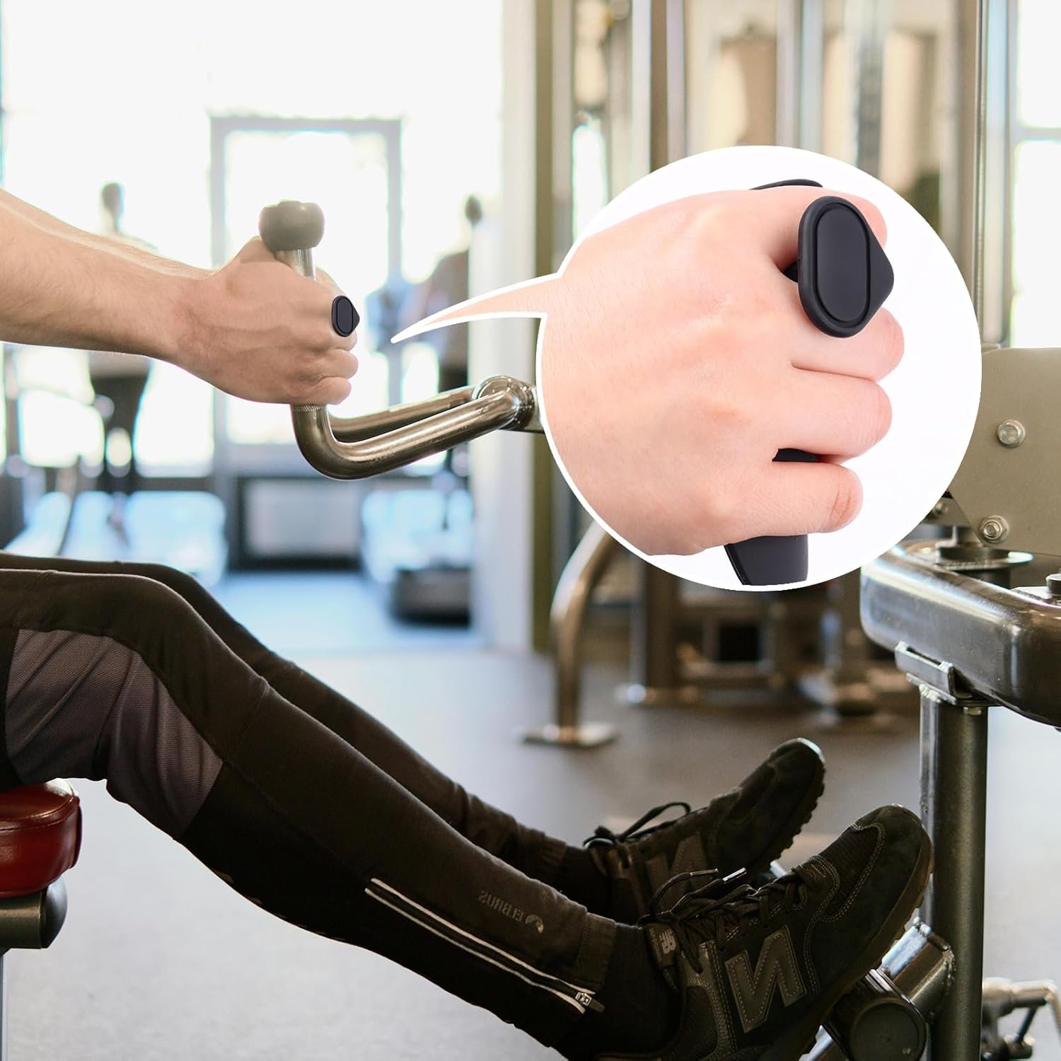 Anti-Slip Workout Grips - Ergonomic Rubber Gym Grips, Hand Protection Weight Lifting Grips, for Gym Training and Workouts