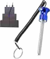 Magnetic Weight Pin,Diameter 4 Inch Solid Aluminum Alloy Universal Gym Pin Weight Machine Pin for Home Gym Exercise