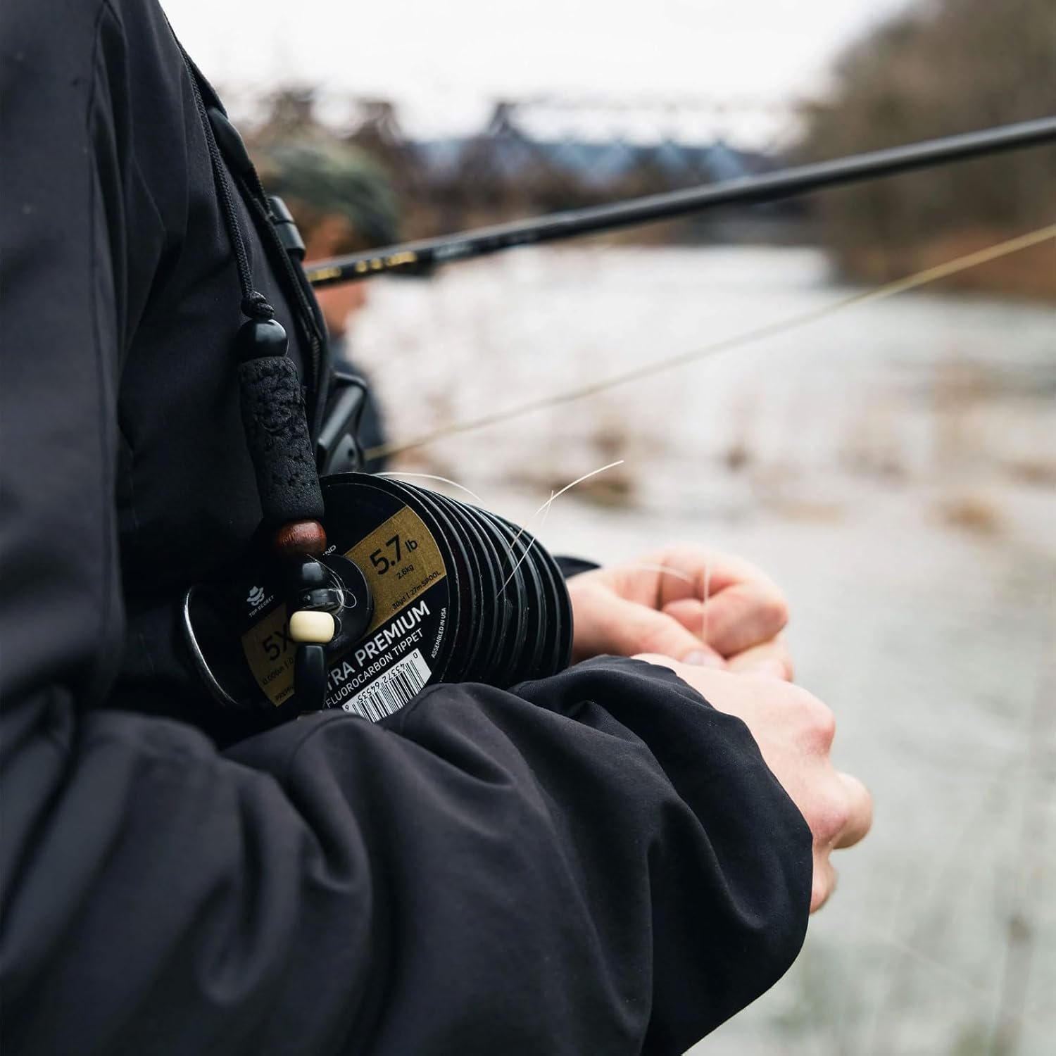 Cortland Fluorocarbon Fishing Line – Flexible, Abrasion Resistant, Low Visibility, Premium Freshwater Tippet/Leader Material for Trout & Bass – Multiple Sizes Available