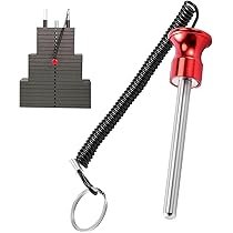 Magnetic Weight Pin,Diameter 4 Inch Solid Aluminum Alloy Universal Gym Pin Weight Machine Pin for Home Gym Exercise