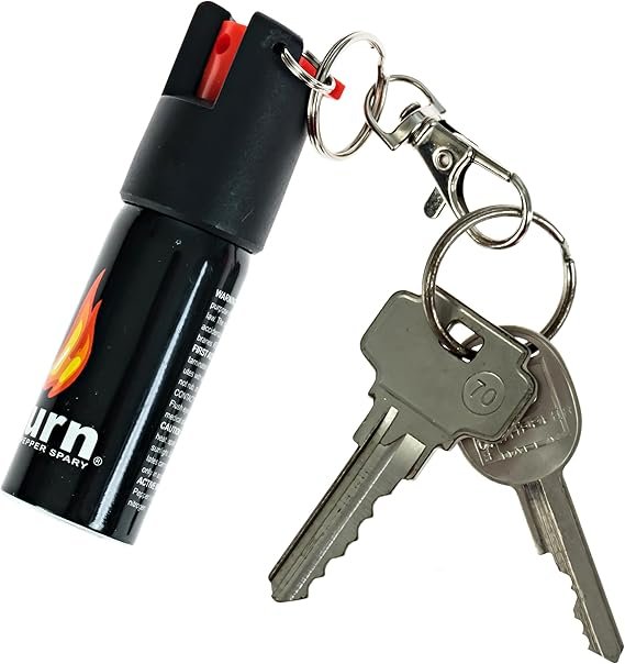 Pepper Spray Keychain for Women Men Self Defense