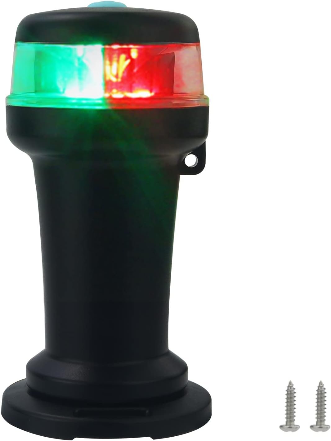 Boat Navigation Lights Battery Powered with Magnetic Base Bow Light LED Surface Mounting (Bi color. Red and Green)